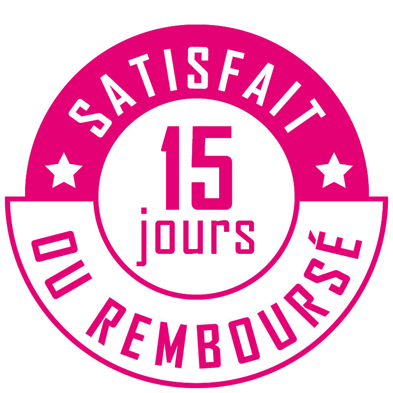 Statisfait ou remboursé pendant 15 jours